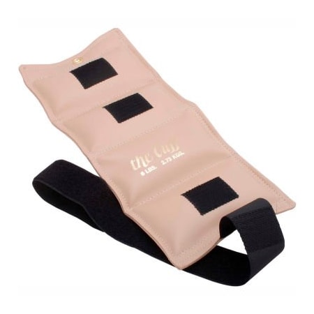 Fabrication Enterprises Cuff Deluxe Wrist and Ankle Weight, 6 lb., Beige 223073